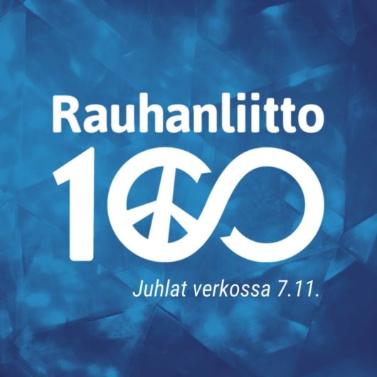 Rauhanliitto 100 vuotta. Juhlat verkossa 7.11.