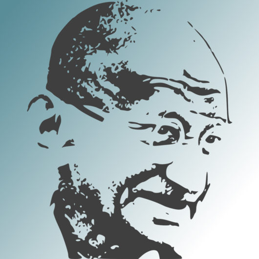 Mohandas Gandhi kasvokuva