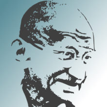 Mohandas Gandhi kasvokuva